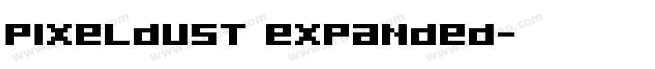 Pixeldust Expanded字体转换
